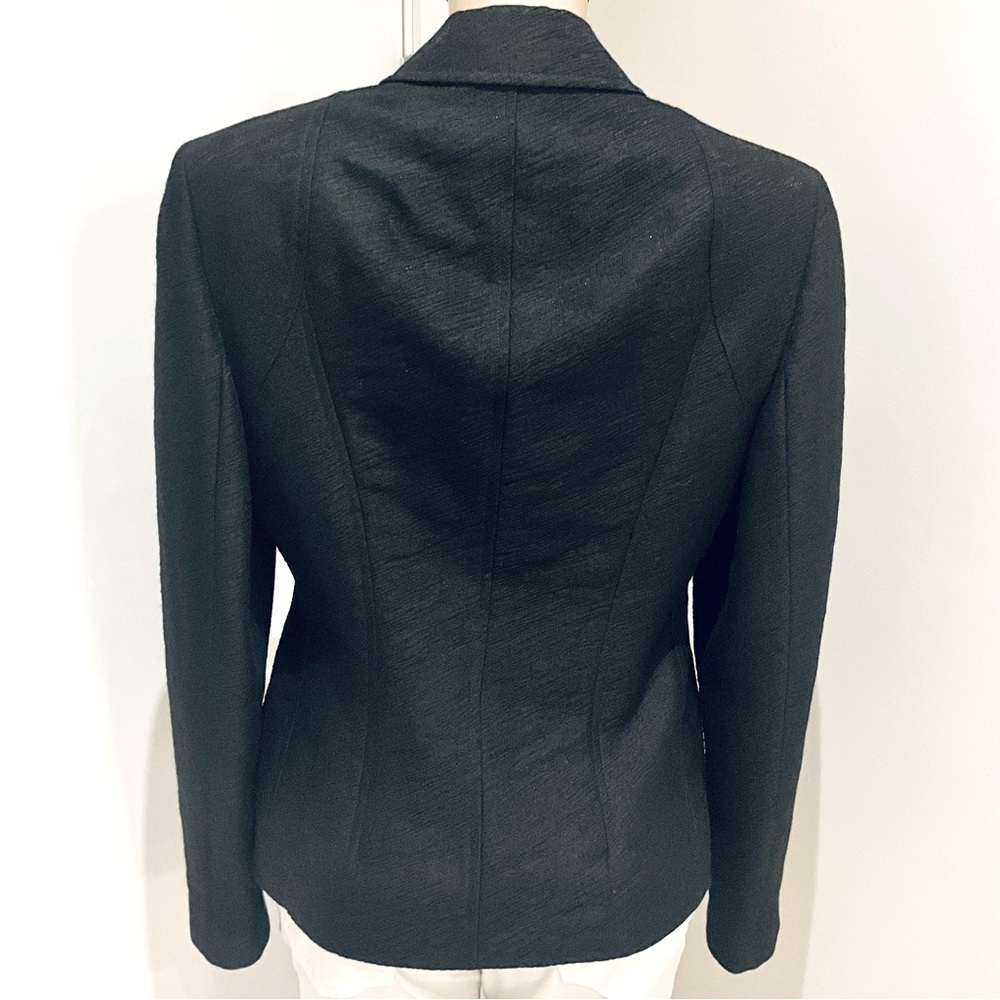 HUGO BOSS WOOL BLACK BLAZER. - Picture 6 of 10